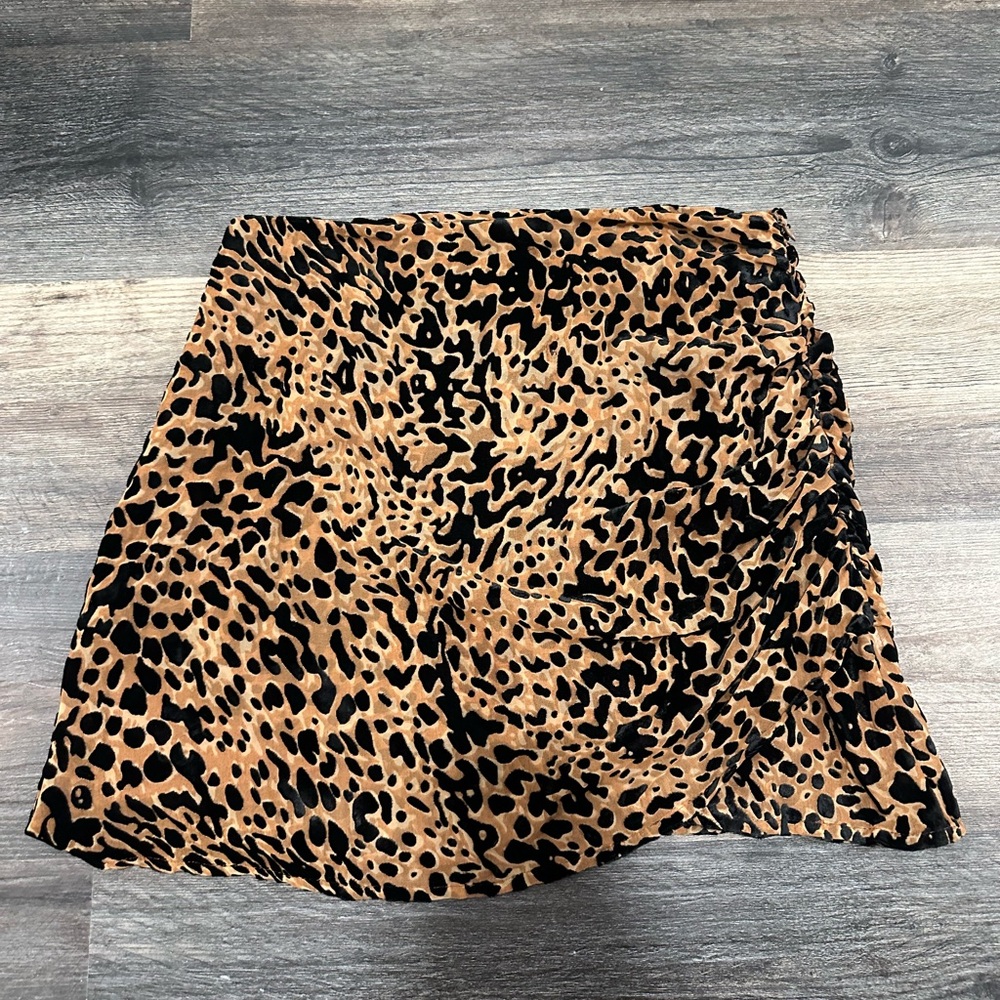 Leopard Print Skirt